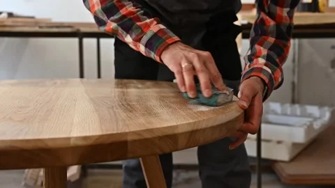 Working process in the carpentry workshop Stock Footage 132781469