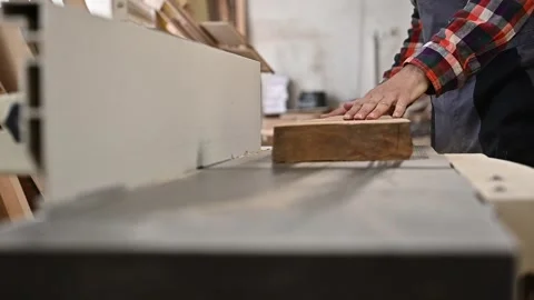 Working process in the carpentry workshop Stock Footage 132782462