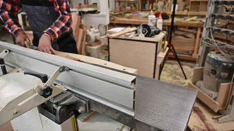 Working process in the carpentry workshop Stock Footage 132783003