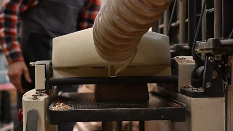 Working process in the carpentry workshop Stock Footage 132783103