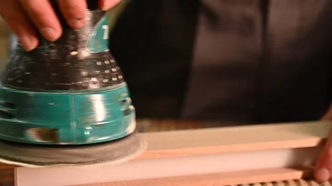 Working process in the carpentry workshop Stock Footage 132783596