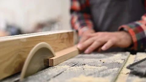 Working process in the carpentry workshop Stock Footage 132783774