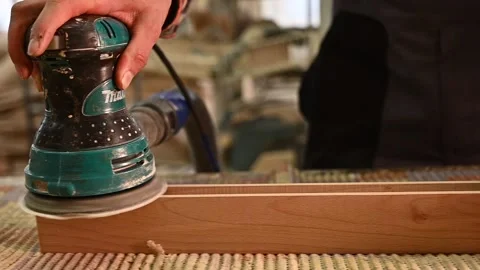 Working process in the carpentry workshop Stock Footage 132783826