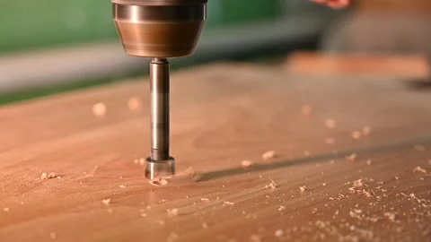 Working process in the carpentry workshop Stock Footage 132783853