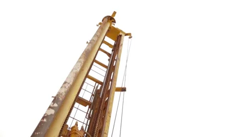 Working Process On Oil Well Stock Footage 63170807