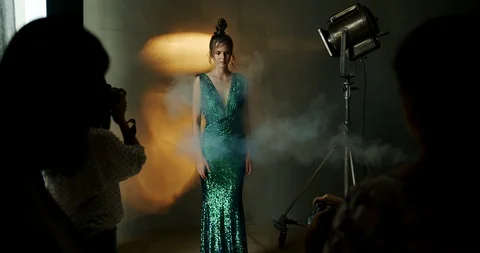 Working Process in Photostudio Видео 115280732