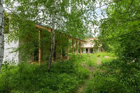 Working process, Suburban construction from silicate and gas silicate blocks  Fotos de archivo