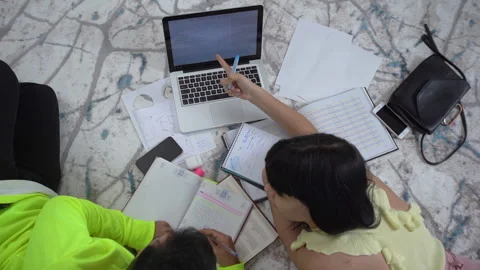 Working on the project. Stock Footage 165422023