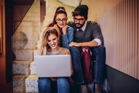 Working on a project Stock Photos