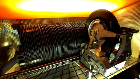 Working retro vinyl jukebox Stock Footage 102088633