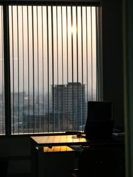 Working room with sunlight Stock Photos