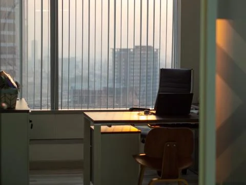 Working room with sunlight Stock Photos