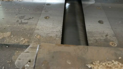 Working the sander machine in workshop.  Manufacturing. Stock Footage 89025586