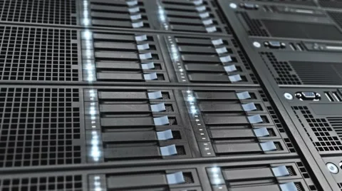 Working Server Loopable Animation Stock Footage 52432014