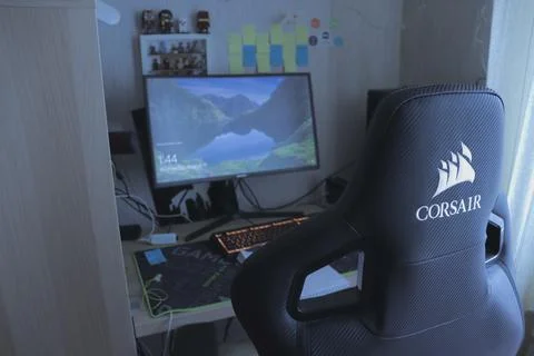 Working setup Foto stock