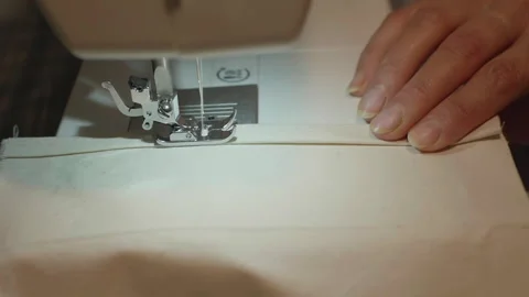 Working on the Sewing Machine Видео 240655498