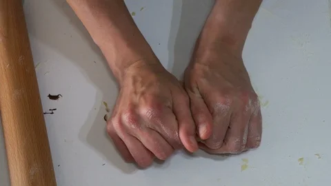 Working a Shortcrust Pastry, Pastry Making 库存影片 129680681