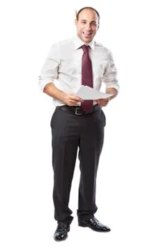 Working with a smile Stock Photos