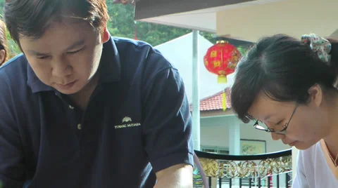 Working on something Stock Footage 39861603