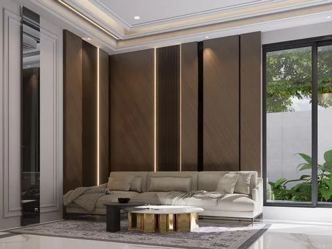 Working Space Bedroom Illustration Design Stock Illustration