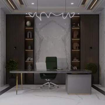 Working Space Illustration Design Stock Illustration