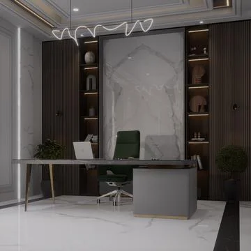 Working Space Illustration Design Stock Illustration