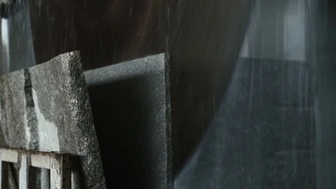 Working with stone granite Video stock 88090014
