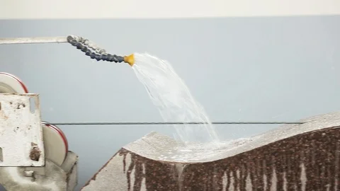 Working with stone granite Video stock 88090207