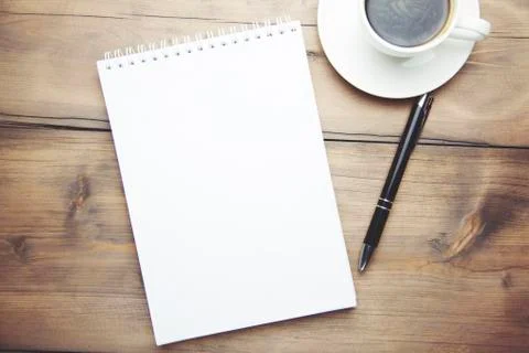 Working table with different accessories Stock Photos