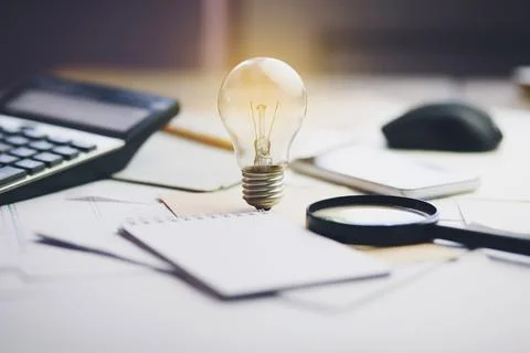 Working table Stock Photos