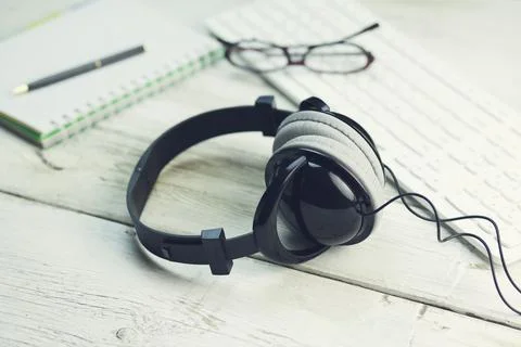 Working table Stock Photos