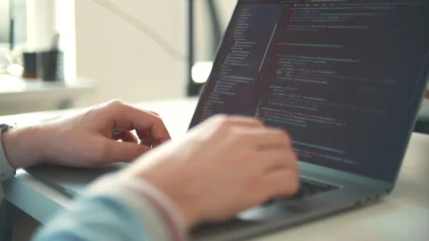 Working on tablet computer, Extreme close-up human hands. Using internet in web Stock Footage 134903321