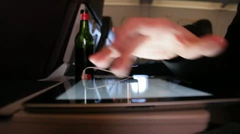 Working on tablet Video stock 20517762