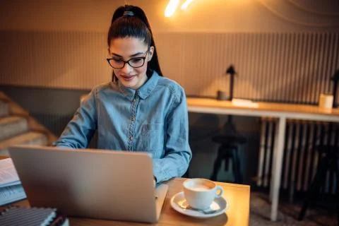 Working on a task Stock Photos