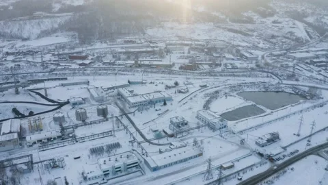  working thermal power plant 库存影片 161576231