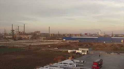 Working at a timber processing plant Stock Footage 62441471