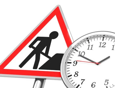 The working time Stock Illustration