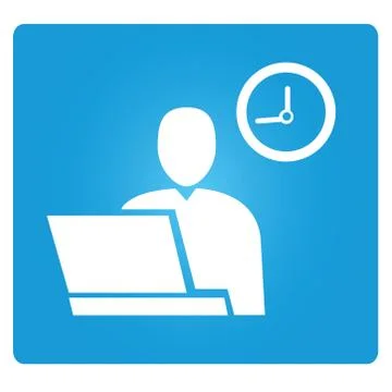 Working time Stock Illustration