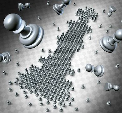 Working together Stock Illustration