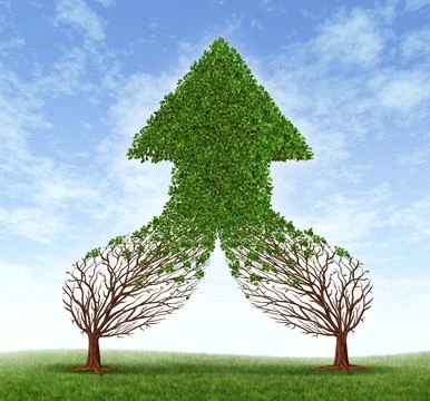 Working Together For Success Stock Illustration