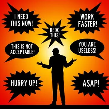 Working too hard Stock Illustration