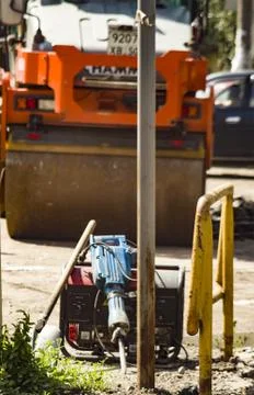 Working tool is waiting for work Foto stock