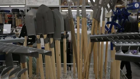 Working tools for cleaning garden, lawn or yard, season cleanup inventory. Unrec Stock Footage 276683008