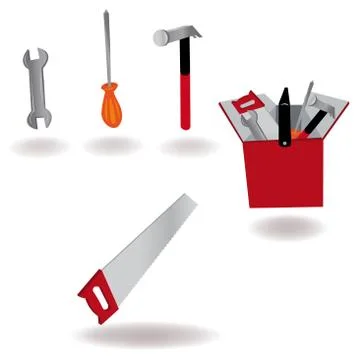Working Tools Stock Illustration