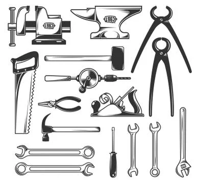 Working tools 스톡 일러스트