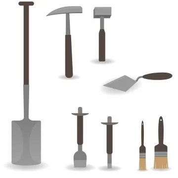 Working tools Stock Illustration
