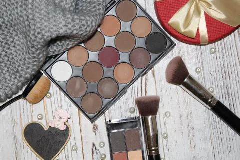 Working tools for the make-up artist Stock Photos