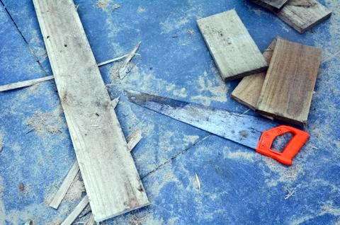 Working tools - saw tool Stock Photos