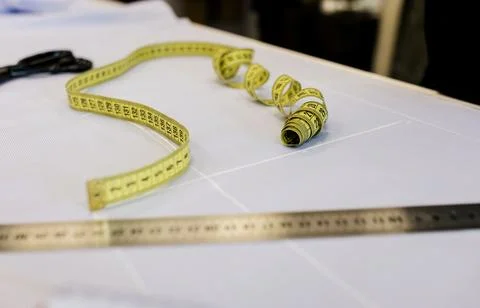 Working tools. tailor concept Stock Photos