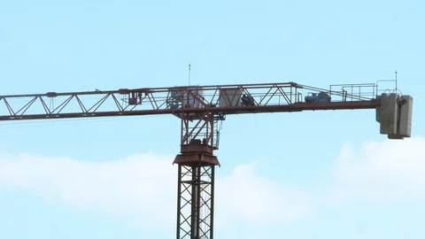 Working tower cranes, buildings Stock-Footage 106723180